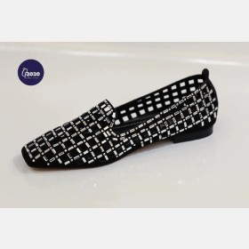 باليرينا اسود مع سترس