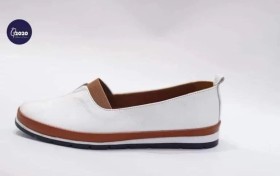 حذاء طبي ابيض جلد