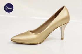 حذاء رسمي ذهبي