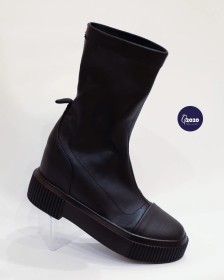 جزمة جلد طبيعي