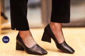 حذاء رسمي اسود مات